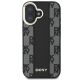3. DKNY Checkered Pattern Magsafe Hülle für iPhone 16 – Schwarz