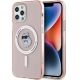 Karl Lagerfeld IML Choupette MagSafe Hülle für iPhone 12/12 Pro – Rosa