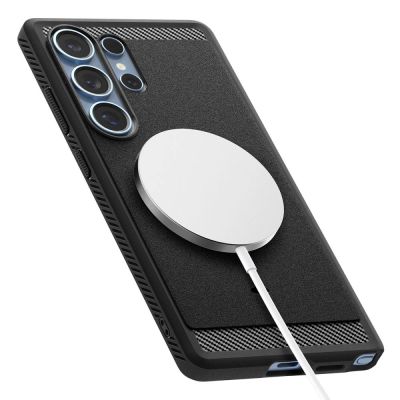 10. Spigen Rugged Armor Mag Hülle für Samsung Galaxy S25 Ultra - Schwarz
