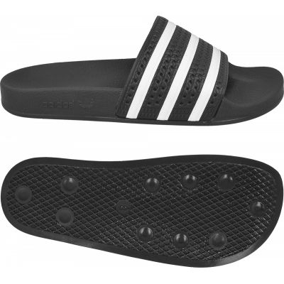 adidas ORIGINALS Adilette Herren Badelatschen in schwarz