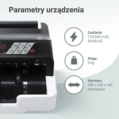 13. Extralink LockStar MG X-300 | Professioneller Banknotenzähler | UV, IR