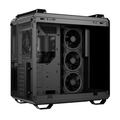 12. Asus TUF GAMING GT502 HORIZON TG ARGB SCHWARZES Gehäuse