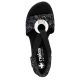 11. Bequeme Rieker W RKR679 schwarze Sandalen