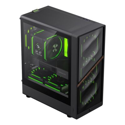 4. GameMax AERIS 330 MB Mini-Tower Schwarz