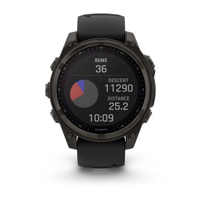 3. Garmin Fenix 8 Solar Saphir Titan Carbon Grau Uhr