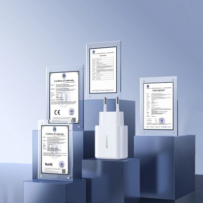 15. Joyroom JR-TCF12 Netzladegerät 2x USB-C 20W PD / QC 3.0 - Weiß