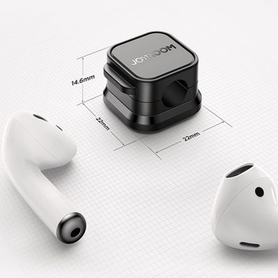 14. Joyroom JR-ZS368 magnetischer Kabelorganizer - schwarz (3 Stück)