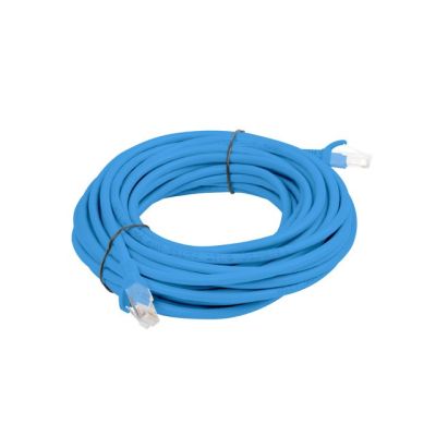 2. UTP-Patchkabel Lanberg PCU5-10CC-0500-B (RJ45 – RJ45; 5 m; UTP; Kat. 5e; blau)