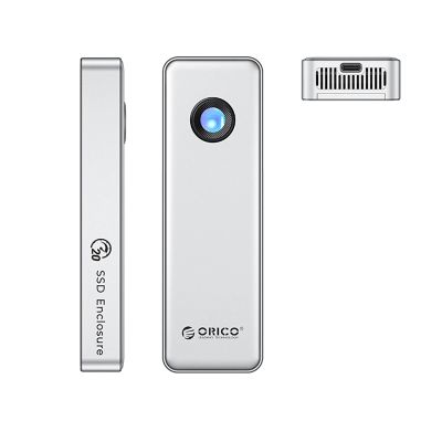 2. Orico OUM2-G20 M.2 NVME USB-C 3.2 20Gb/s Festplattenlaufwerk - Silber