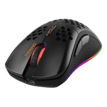 Deltaco Gaming GAM-120 Maus, Rechtshänder, Funkfernbedienung + Bluetooth + USB Typ-A, optischer Sensor, 4800 DPI