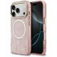 Guess IML Peony Dot MagSafe Hülle für iPhone 17 Pro – pink