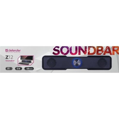 7. DEFENDER SOUNDBAR Z12 6W LED SCHWARZ 65312