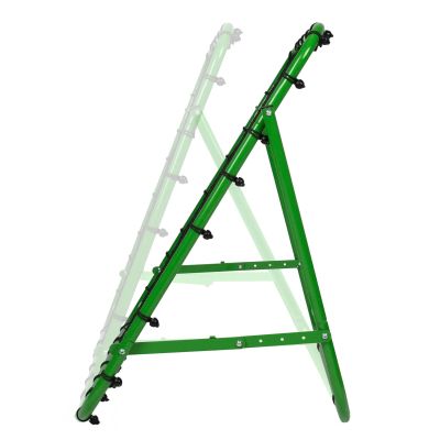 10. VIRTUFIT VERSTELLBARER STOßSTANGENSCHUTZ - RÜCKLAUF - 100 X 100 CM - GRÜN