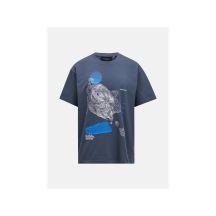 PEAK PERFORMANCE M Grafik-T-Shirt Marineblau