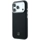 2. Mercedes Leder-Halbhülle in Holzoptik mit MagSafe-Funktion für iPhone 17 Pro / 18 Pro – Schwarz