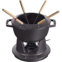Staub Fondue-Set – 18 cm, Schwarz