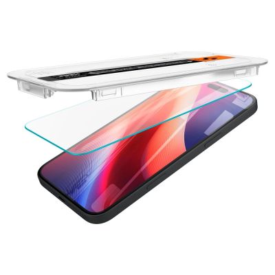 8. Spigen Glas.tR EZ Fit gehärtetes Glas für iPhone 15 / 16 - 2 Stk.