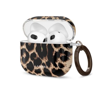Tech-Protect Lamano Hülle für AirPods 4/5 – schwarz und braun