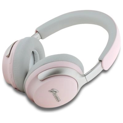 2. Guess Bluetooth-On-Ear-Kopfhörer ANC/ENC GUBHC22PSBCSMP rosa/rosa DB Metal Script Logo