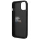 7. Hülle BMW BMHCP14M22PTDK iPhone 14 Plus 6.7 "schwarz / schwarz Leder Stamp Tricolor
