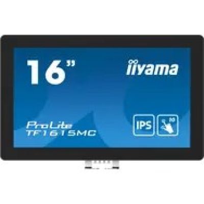 11. iiyama ProLite TF1615MC-B1 Computermonitor 39,6 cm (15,6 Zoll) 1920 x 1080 Pixel Full HD Touchscreen Schwarz
