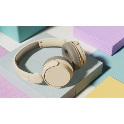 5. Philips TAH3209BG/00 Kopfhörer/Headset Kabelloses Kopfbügel-Headset Anrufe/Musik Bluetooth Beige