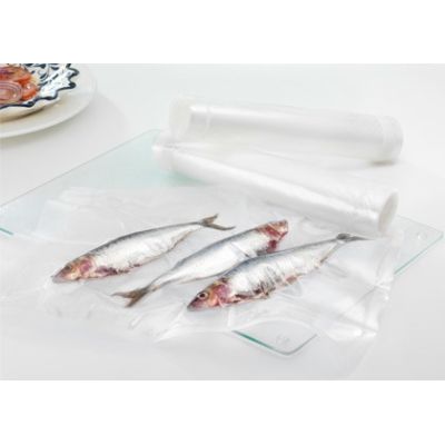 FoodSaver FSR2002-I Vakuum-Lebensmittelverpackungsbeutel (2 Rollen; 20 cm x 6,6 m)