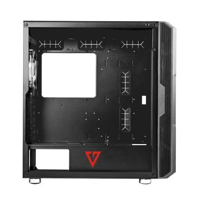12. MODECOM VOLCANO AMIRANI ARGB SCHWARZES COMPUTERGEHÄUSE