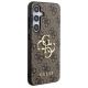 4. Guess 4G Big Metal Logo Hülle für Samsung Galaxy S24 - braun