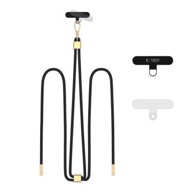 Tech-Protect C2S Seil-Umhängegurt – Schwarz