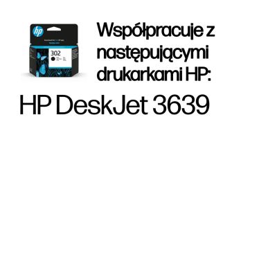 2. HP 302 SC Tinte Schwarz F6U66AE