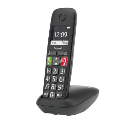 2. Gigaset E290 DECT/GAP analoges schnurloses Telefon schwarz