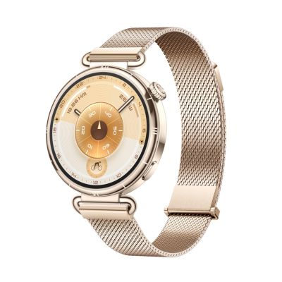 3. Huawei WATCH GT 6 41 mm | Smartwatch | GPS (Satellit) | AMOLED | 1,32 Zoll | Wasserdicht | Gold