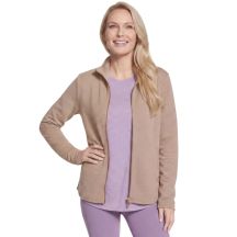 Skechers The Hoodless Hoodie GoWalk Shine Jacke JA78-TPBR Beige L