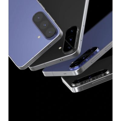 7. Ringke Kamera-Vollschutzfolie aus gehärtetem Glas (2er-Pack) für Samsung Galaxy S26 FE – Schwarz