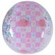Aufblasbarer Strandball 50 cm, rosa Glitzer 53197