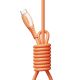 2. Joyroom S-A59 Vibrant Series 60W USB-C - USB-C-Kabel 1,2 m - Orange