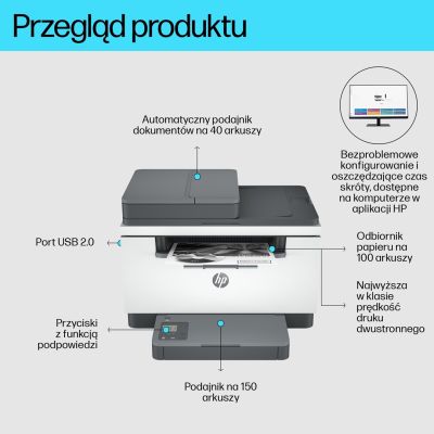 6. HP LaserJet MFP M234SDN Multifunktionsdrucker