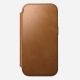 6. Nomad Moderne Leder-Folio-Handyhülle 16 cm (6,3") Hellbraun