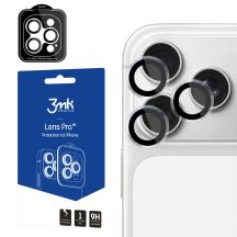 3MK Lens Protection Pro Schwarzes gehärtetes Glas für iPhone 18 Pro / 18 Pro Max