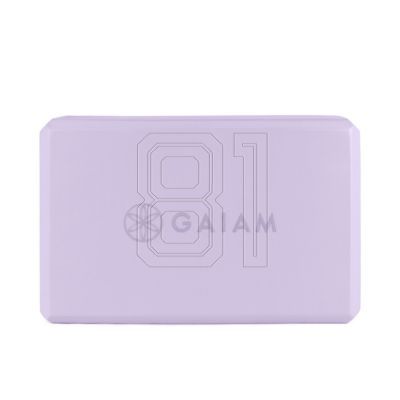 8. GAIAM Lilac Point Foam Yoga Cube 63748