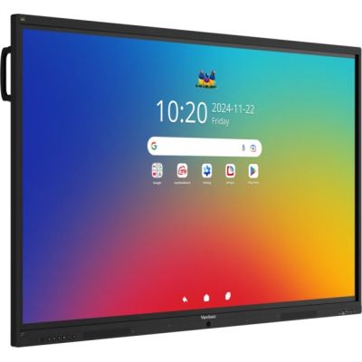 16. Viewsonic IFP6541 Interaktives Whiteboard 165,1 cm (65") 3840 x 2160 px Touchscreen Schwarz