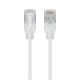 Ubiquiti UACC-Cable-Patch-EL-C6A-15M-W Netzwerkkabel, durchscheinend, weiß, Cat6a