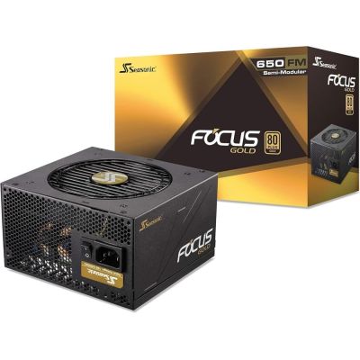 5. Seasonic Focus Gold 650 Netzteilmodul 650W 20+4 Pin ATX Schwarz