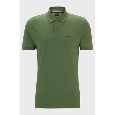 BOSS Pallas Open Green Regular Fit Herren Poloshirt (50468301-381)