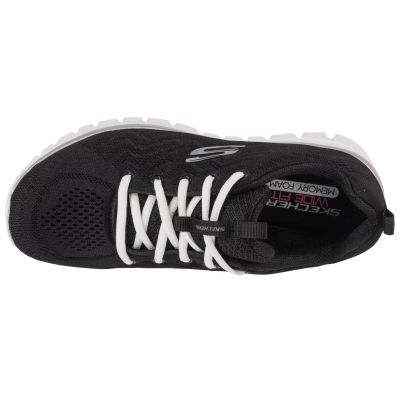 3. Skechers Graceful - Get Connected 12615W-BKW Schwarz 36