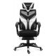 8. Huzaro Combat 5.0 Weißer Gaming-Stuhl