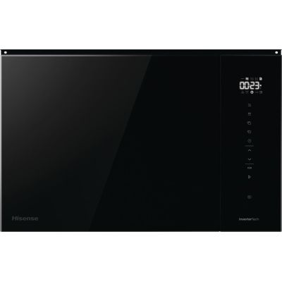 Hisense 742528 Mikrowellenofen, schwarz, Einbau-Mikrowellengrill, 25 l, 900 W