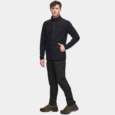 18. Alpinus Kerkis Fleece-Sweatshirt Tactical M MK18884 mit durchgehendem Reißverschluss