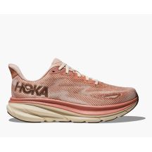 HOKA Clifton 9 Sandstein/Creme Damen Laufschuhe (1127896‑SNC)